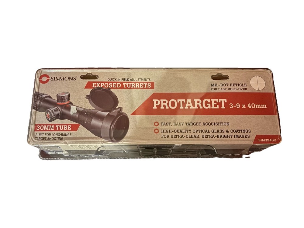 Simmons Protarget 3-9X40mm Riflescope (SIM3940C)