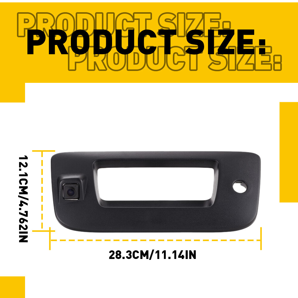For Chevy Silverado/GMC Sierra Rear View Backup Tailgate Handle Camera 2007-2013