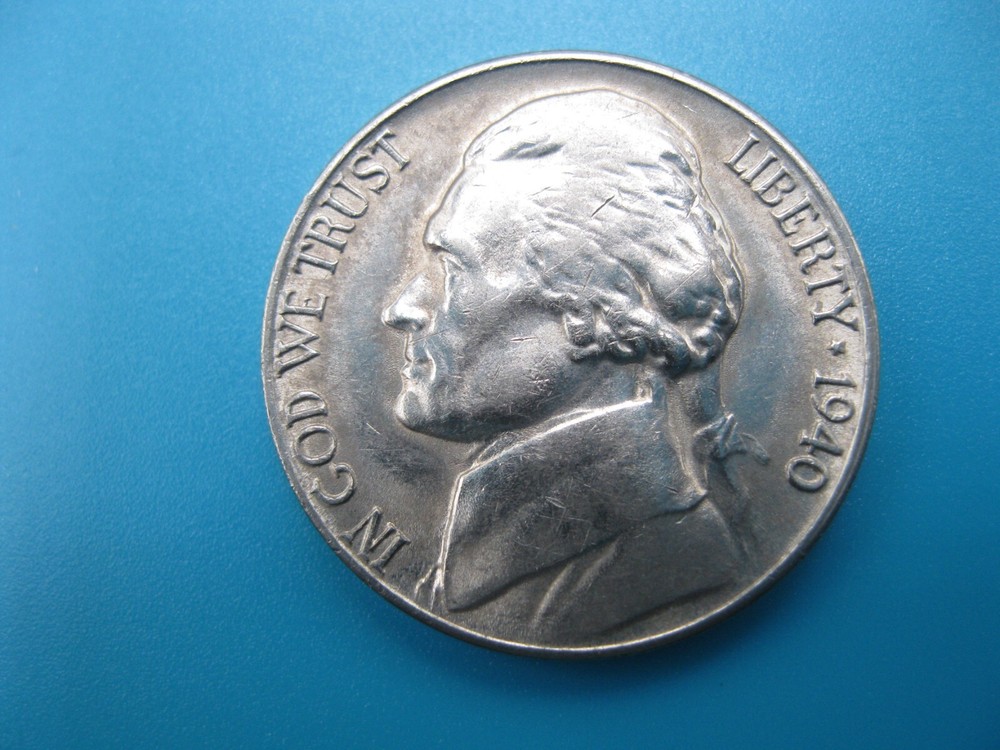 1940 D Jefferson Nickel Gem BU Full Steps!!