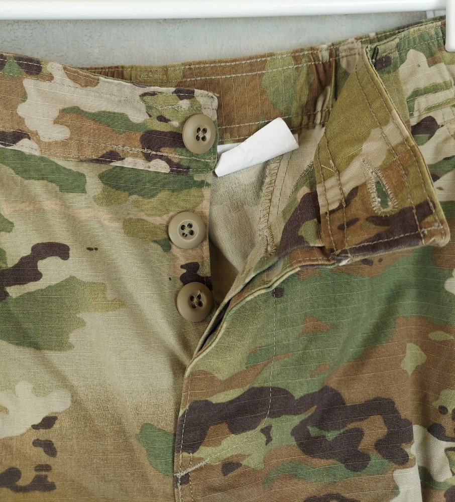 Army Combat Uniform Pants Trousers Multicam Cargo Canvas Womens Sz 28 Regular