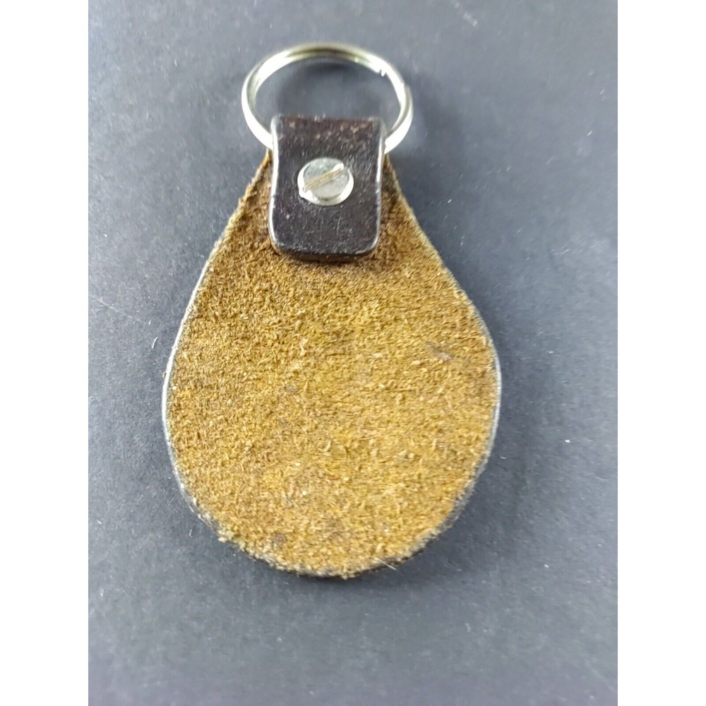 Hubby Large Leather Keychain Flawed Used Rough