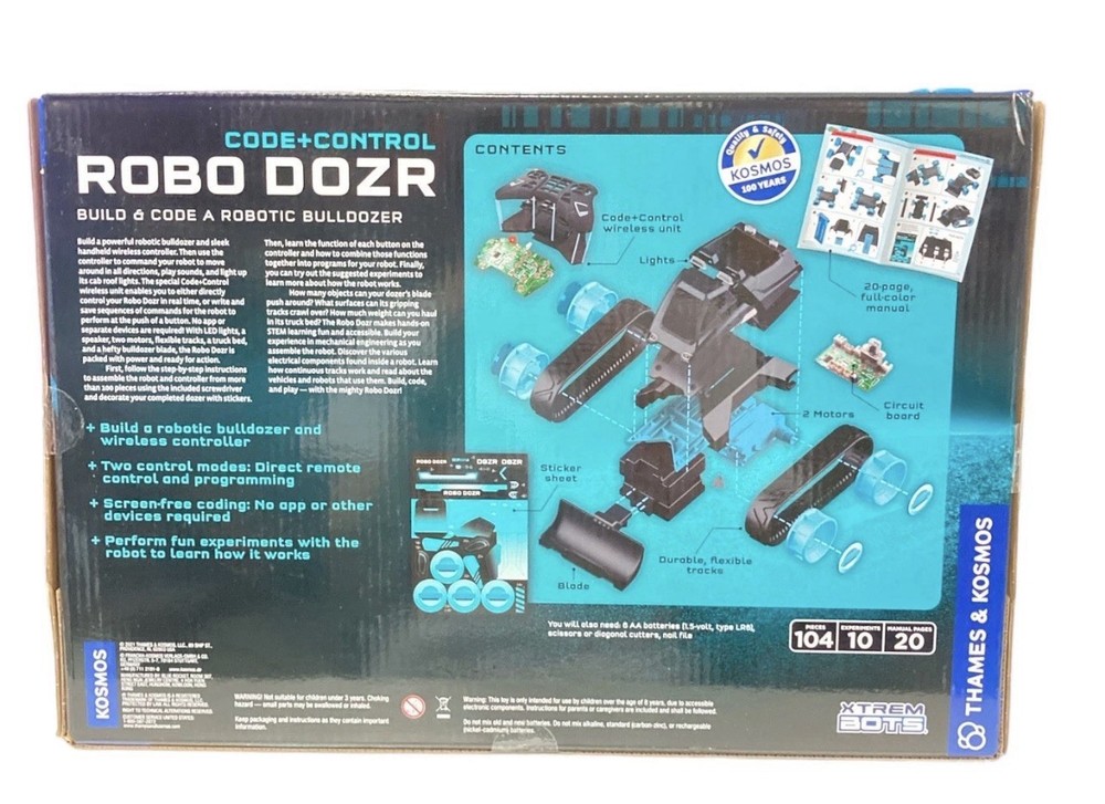 Thames & Kosmos Code+Control Robo Dozr Engineering & Robotics Kit