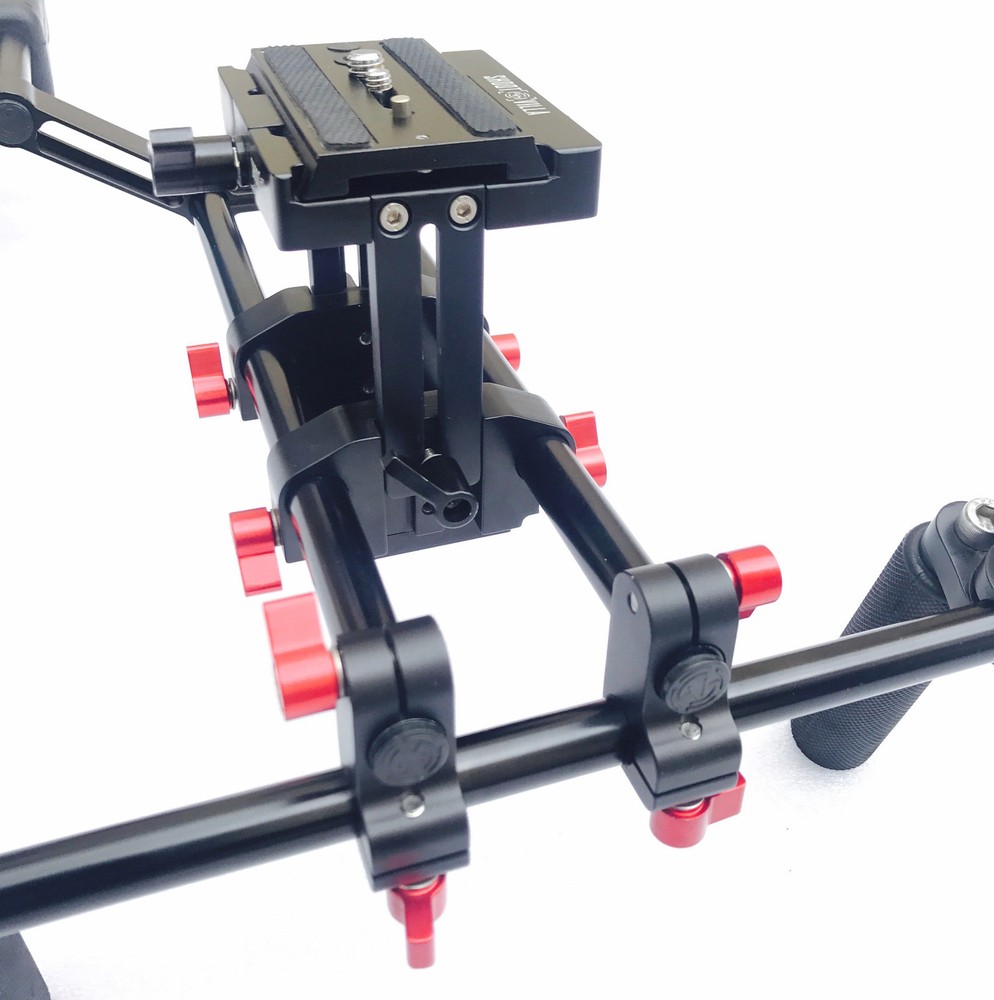 Shootvilla Height riser Quick Release baseplate 1/4" & 3/8" camera tripod mount