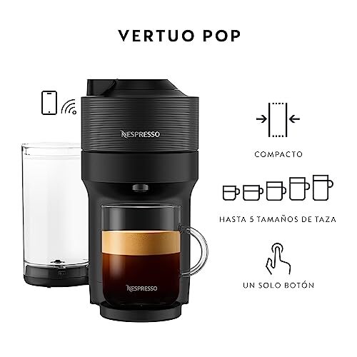 NEPRESSO VERTUO POP+ COFFEE MAKER GDV6 - BLACK