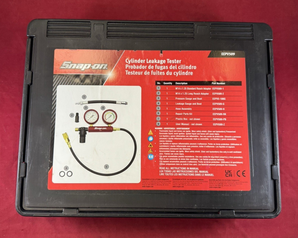 Snap-On EEPV509 Cylinder Leakage Tester Kit
