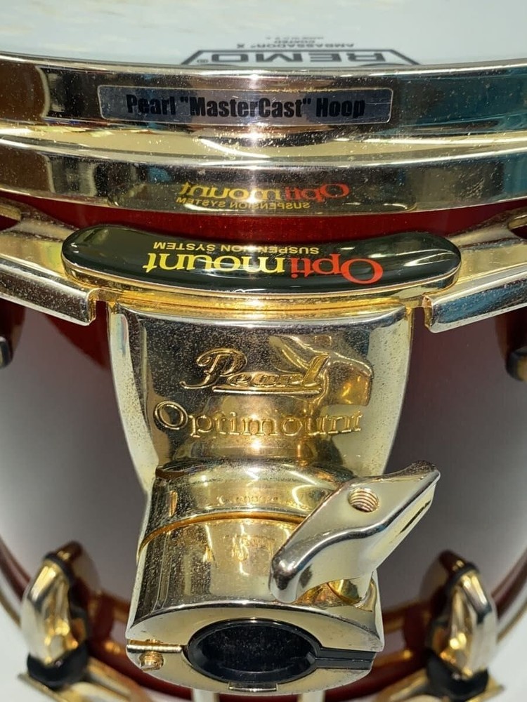 Pearl Carbonply Maple Tom Drum Red 13"