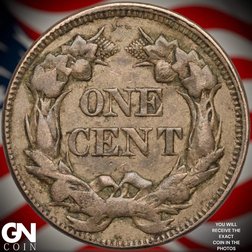 1857 Flying Eagle Cent Penny A9606