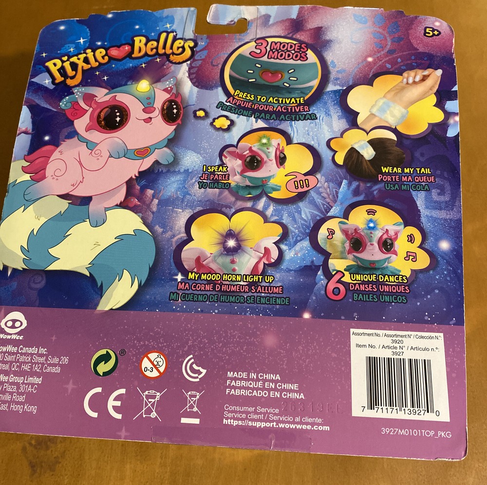 Wowwee Pixie Belles - Rosie (Pink) - Interactive Enchanted Toy (Damaged Box)