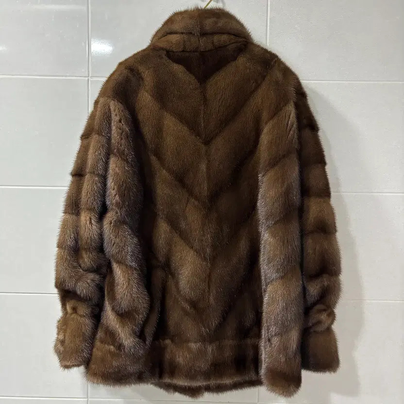 Italian Horizontal Mink Coat Official