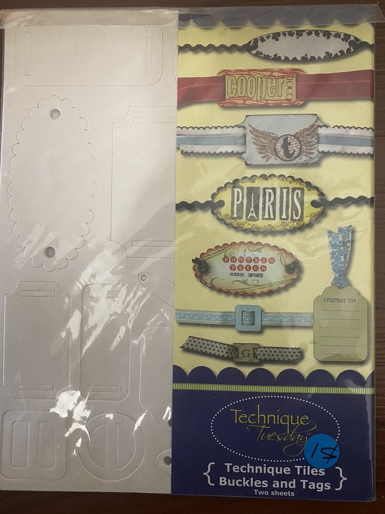 Technique Tuesday Tiles Buckles And Tags Two Sheet Pack