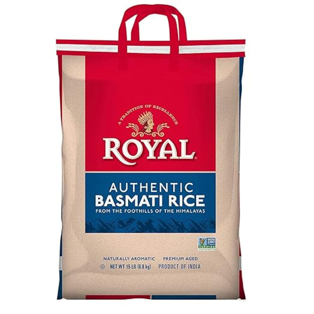 - Naturally Aged Long G Basmati Rice - Authentic Long Grain White Basmati Rice -