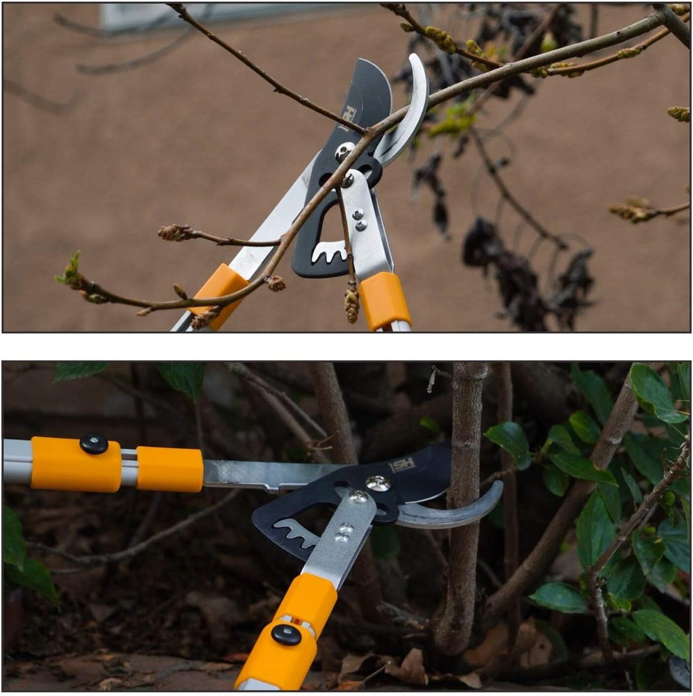 27-40" Adjustable Gear-Bypass Limb & Branch Lopper with Extendable Handle