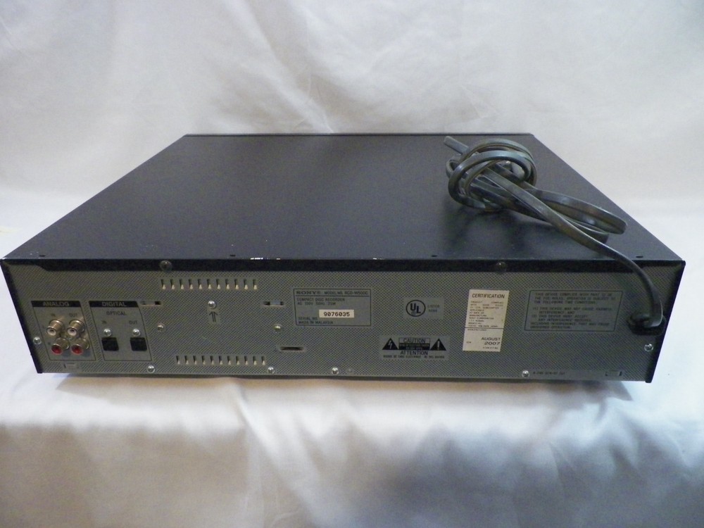 Sony RCD-W500C CD Changer and Recorder