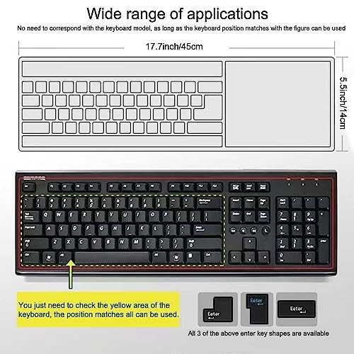 Universal Clear Desktop Computer Keyboard Protection Skin Protector Type-A