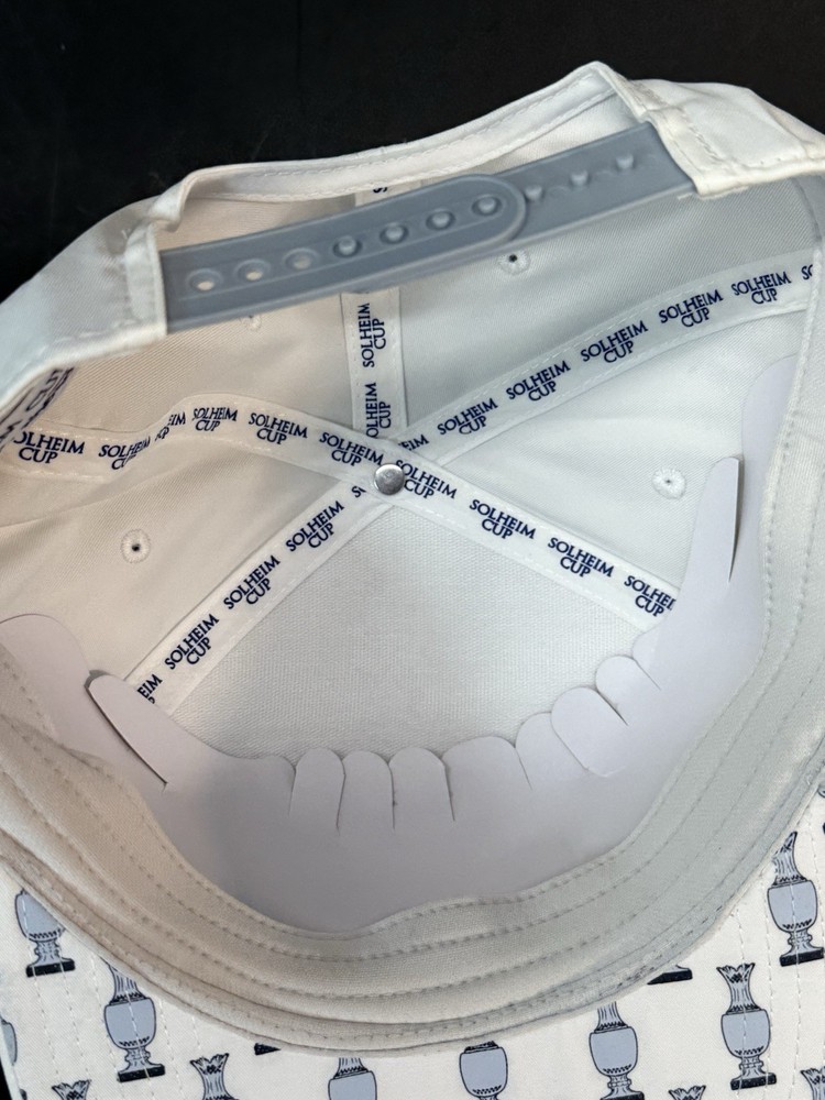 Solheim Cup 2024 White Hat Cap Mid Fit PLEASE READ