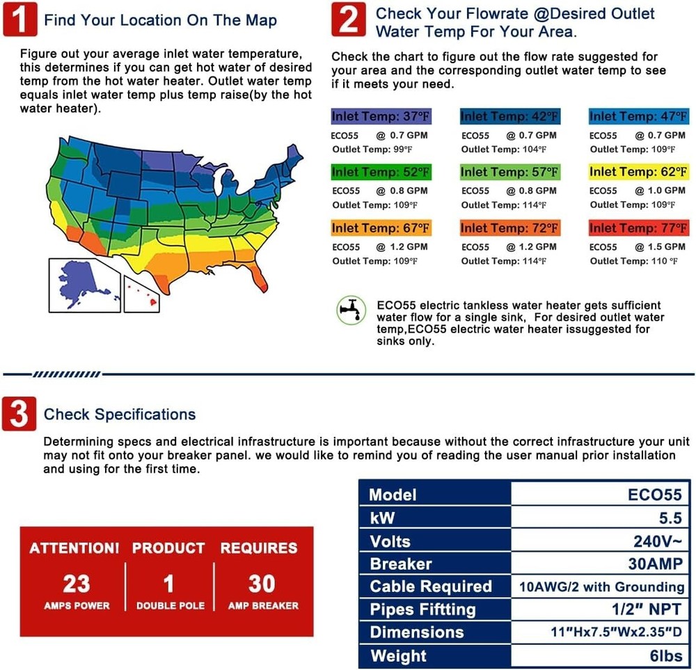 Calentador De Agua Electrico Para Ducha Baño