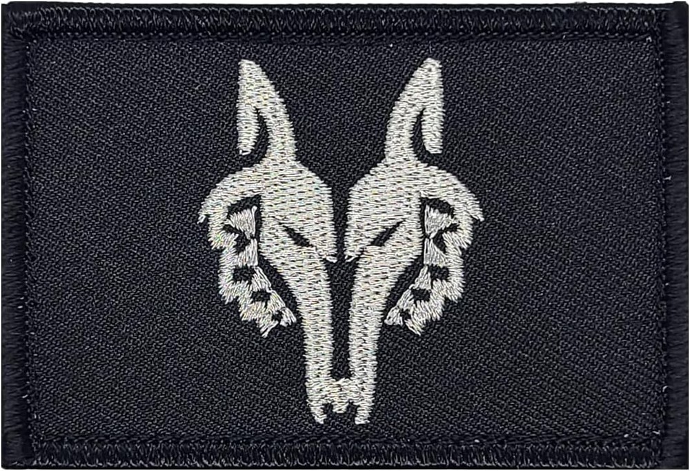 Wolfpack Clone Trooper Squad Patch - 3" X 2" Inch Hook Backing