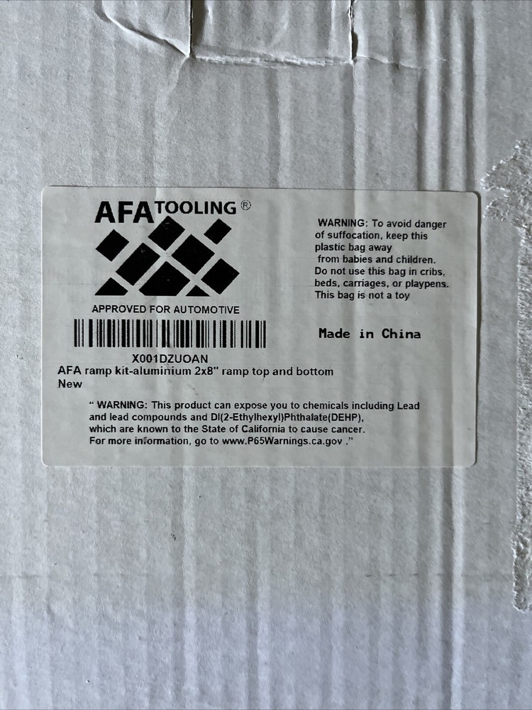 AFA Tooling Ramp Kit For 2x8 Boards