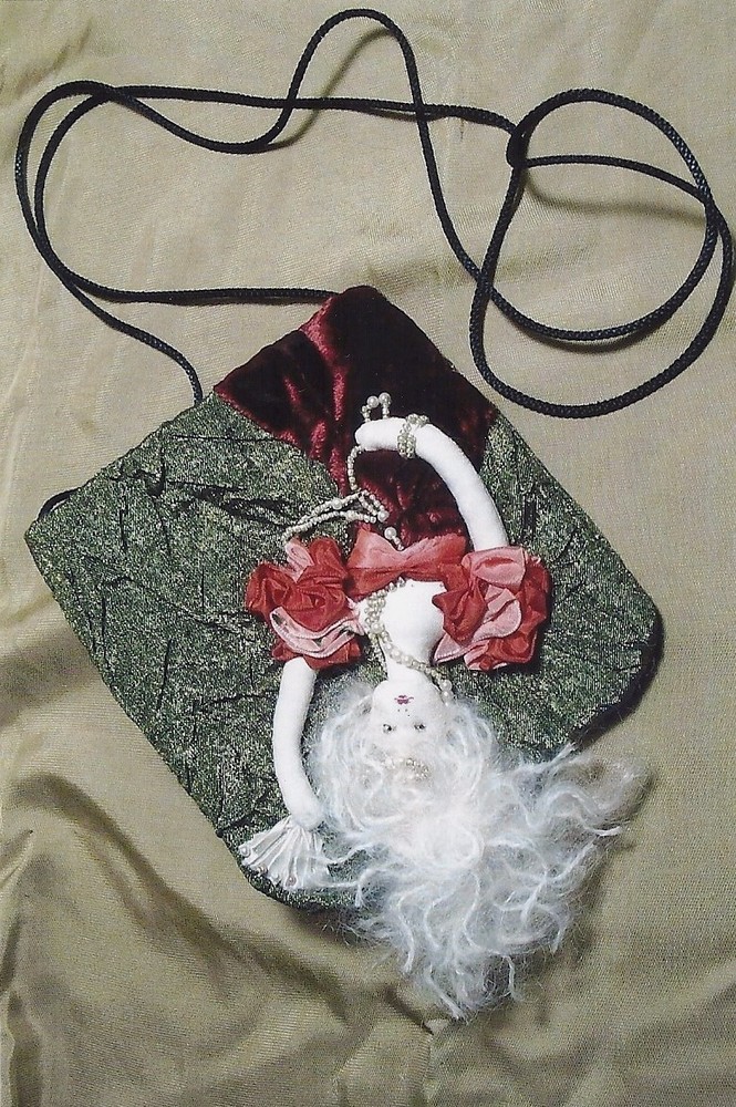 Cloth Art Doll Pattern (OOP) "The Mystery Purse" By Sylvia Schorr