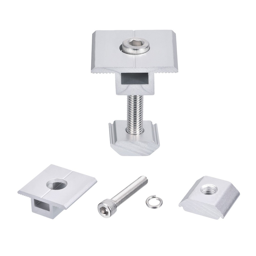 12Pcs 35mm Solar Panel Middle Clamp Mid Clips for Mounting