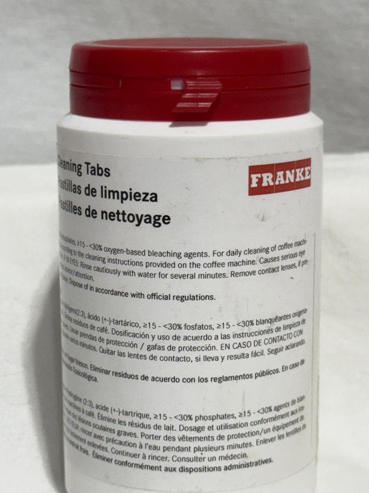 Franke Cleaning Tabs/Coffee System (100 Pieces) ~EXP: 1/27