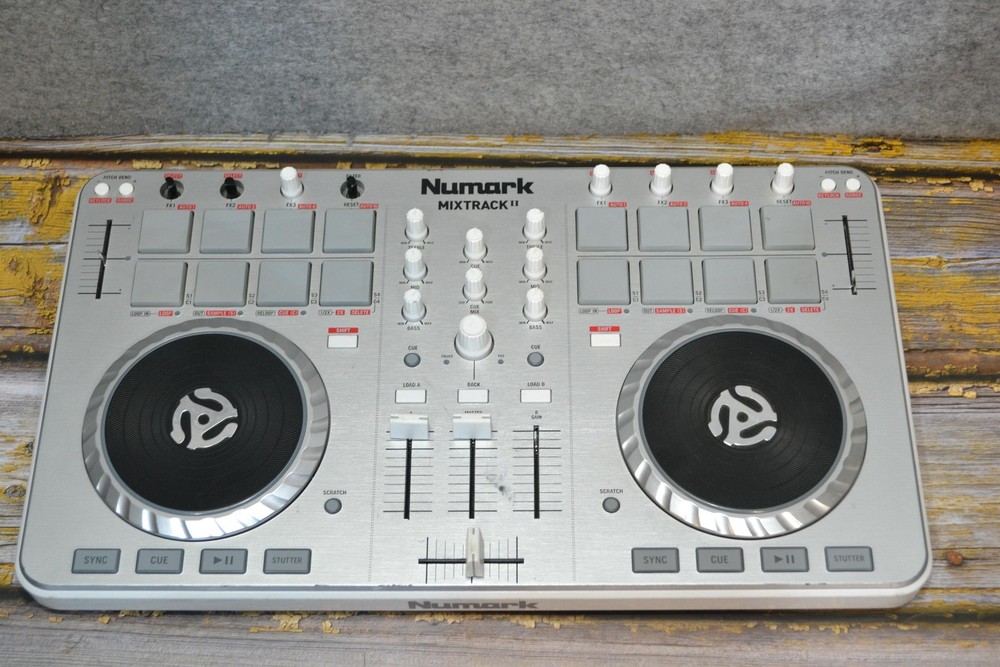 Numark Mixtrack II USB DJ Double Deck Controller 2-Channel Silver MIDI Portable