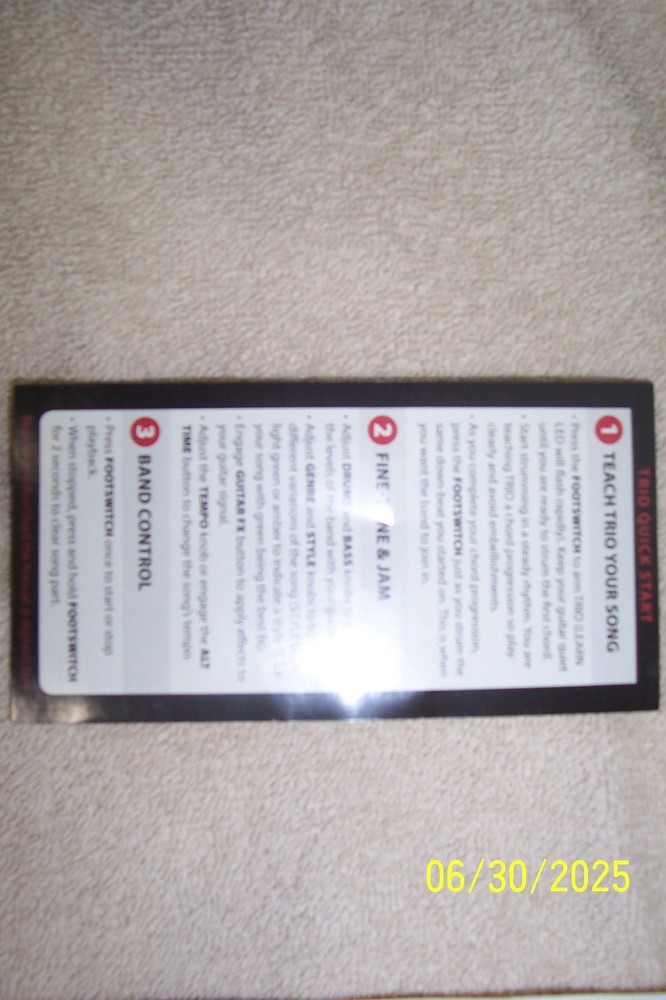 DigiTech TRIO Band Creator Guitar Effect Pedal