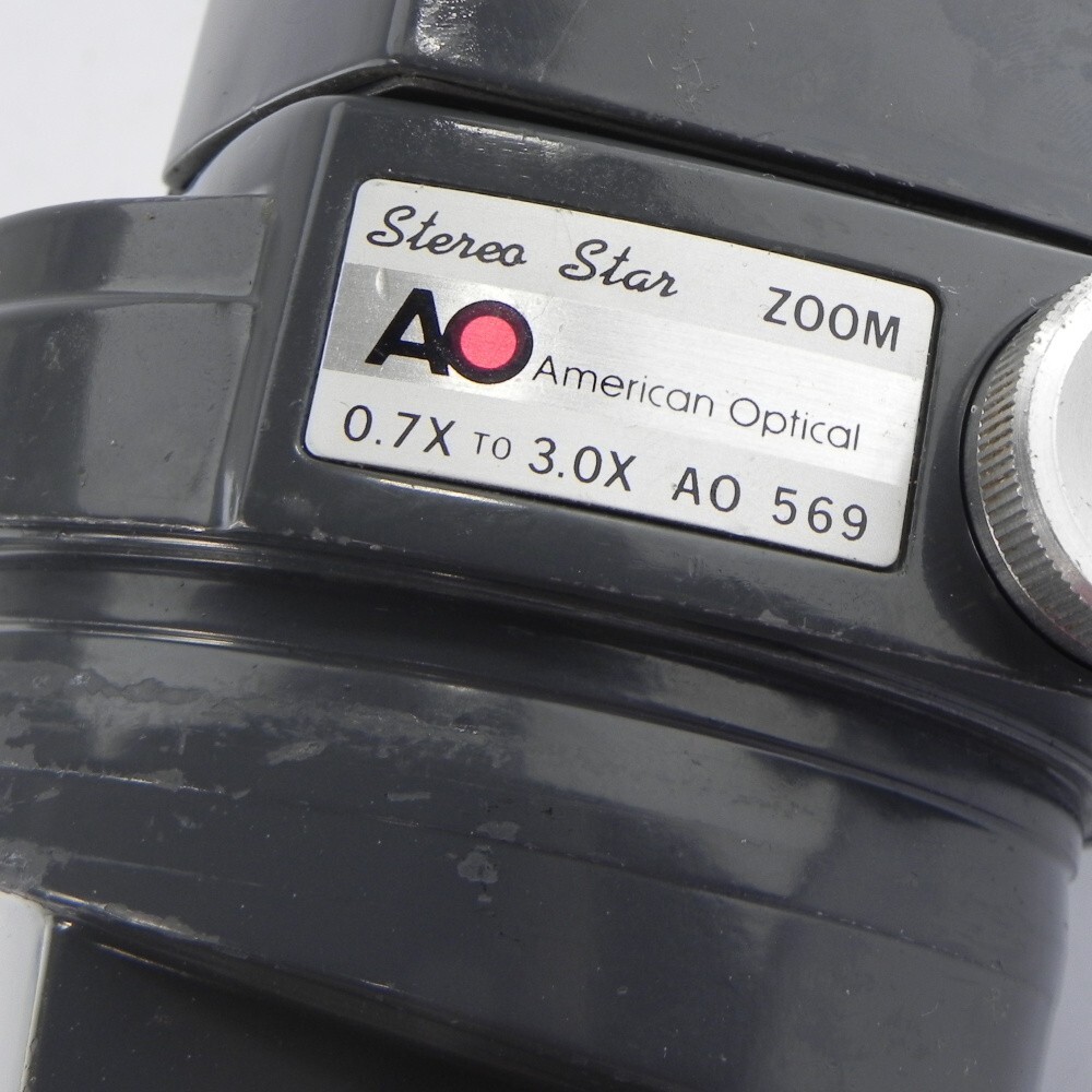 American Optical AO 569 Stereozoom Microscope Head Only