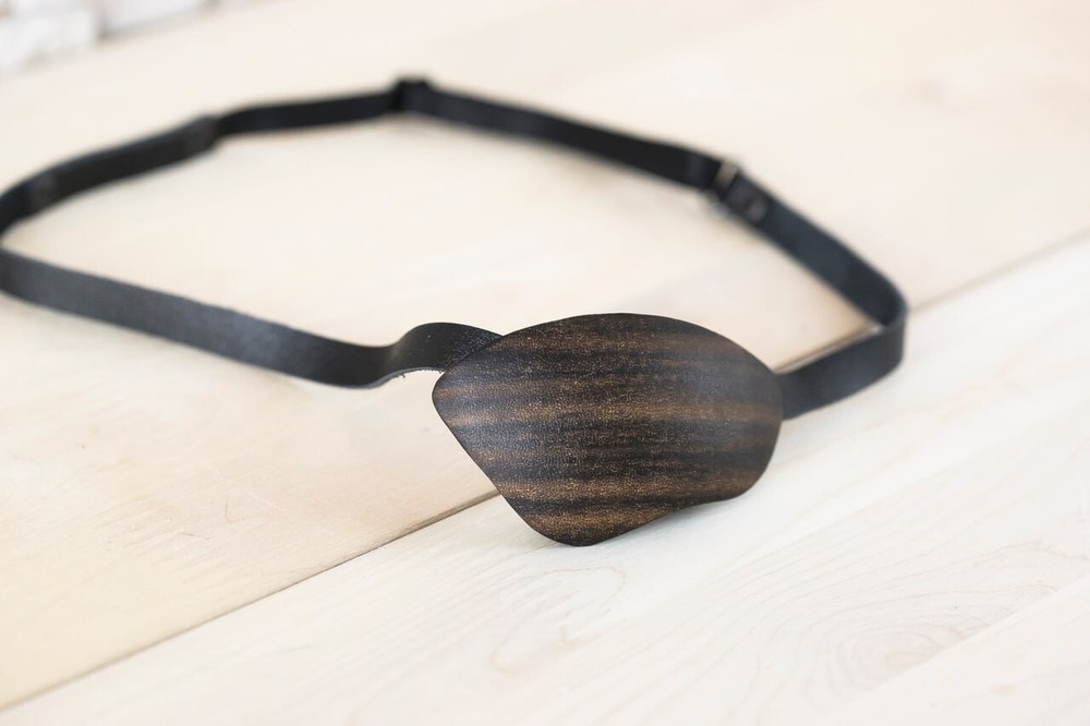 Leather Eye Patch, Eye Patch, Slim Eye Patch, Small Eye Patch, One Eye, Eye Mask