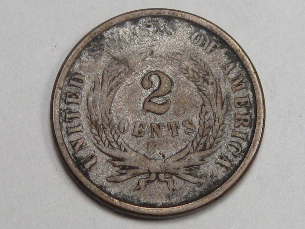 1864 2¢ Two Cent Piece. #8