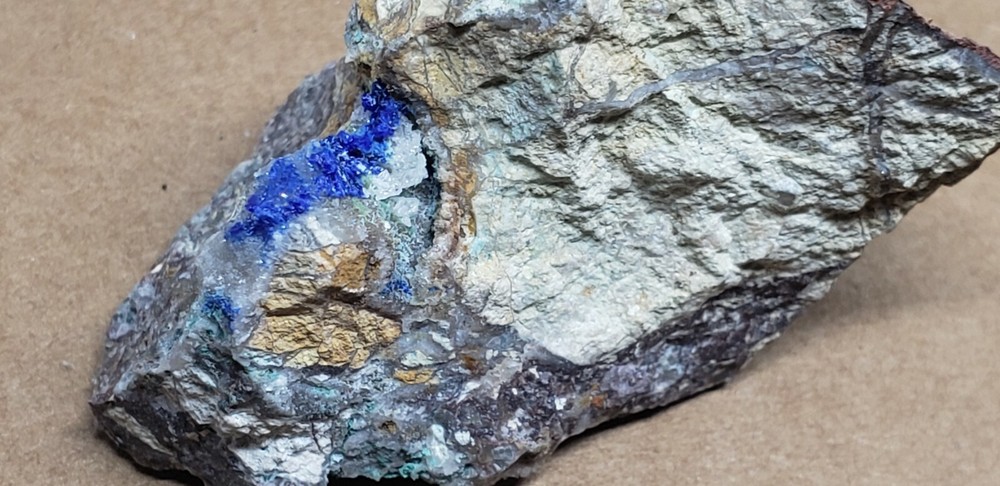 Beautiful Blue Linarite specimen