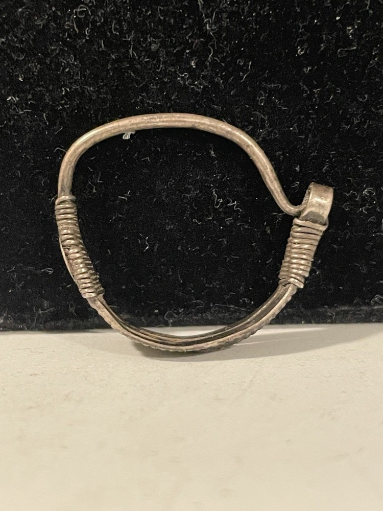 Antique Turkmen Silver Septum Ring