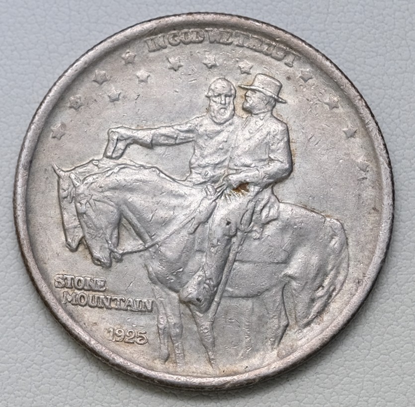 1925 50c Stone Mountain Silver Commemorative Half Dollar /K94
