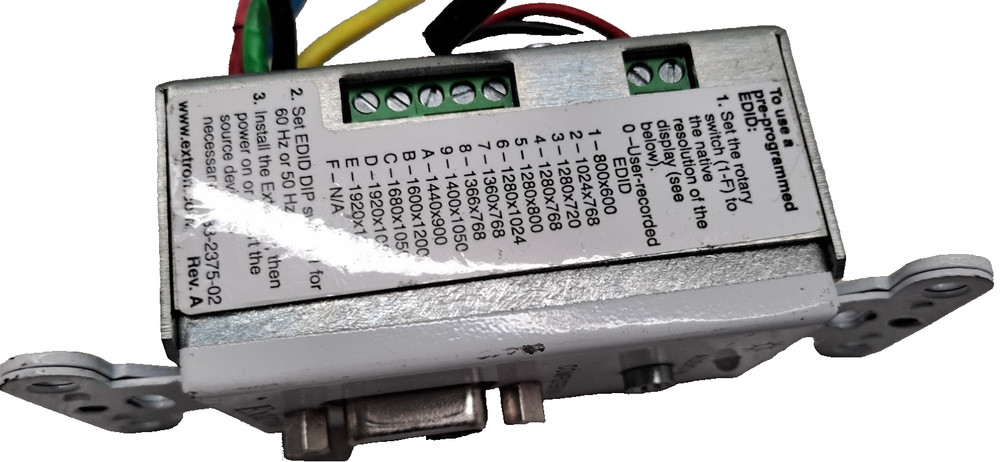 2X Extron 33-2375-01 Extender Plus D White