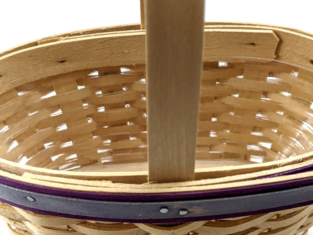 Longaberger Basket Century Celebration Oval Handled Plastic Liner 2000