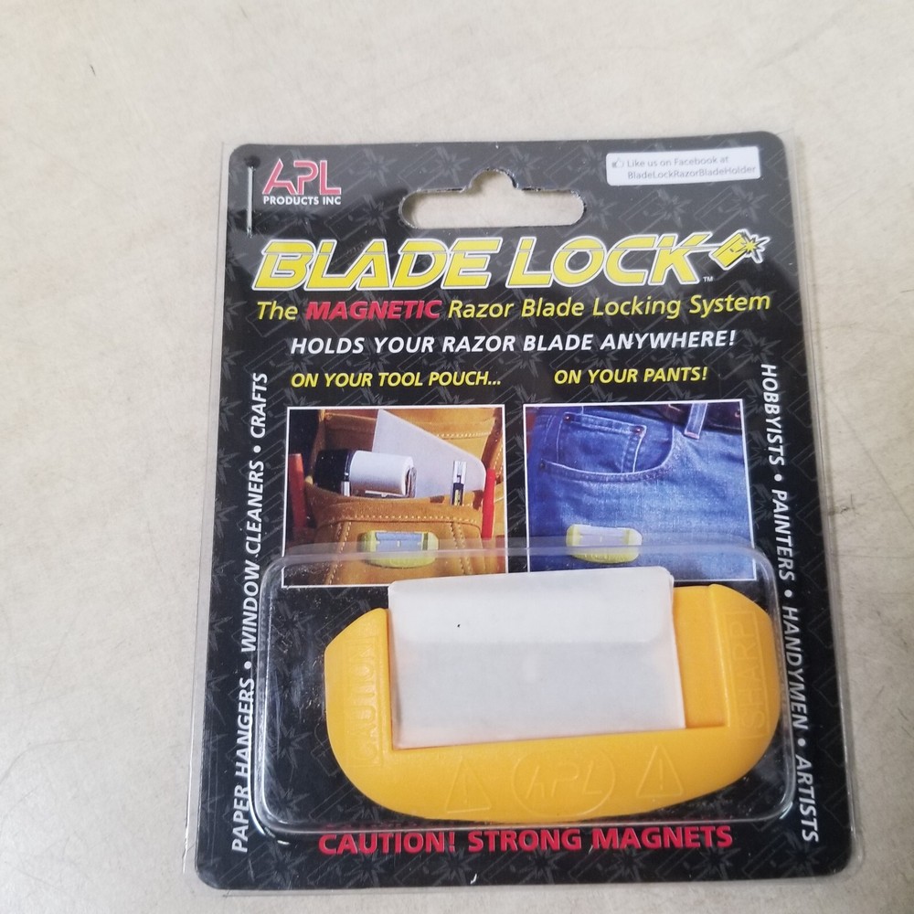 APL Products Blade Lock The Magnetic Razor Blade Locking System