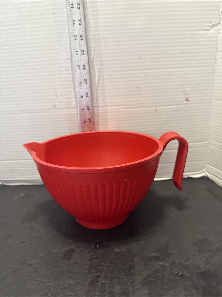 Nordic Ware Better Batter Bowl, Red,10 Cups Used