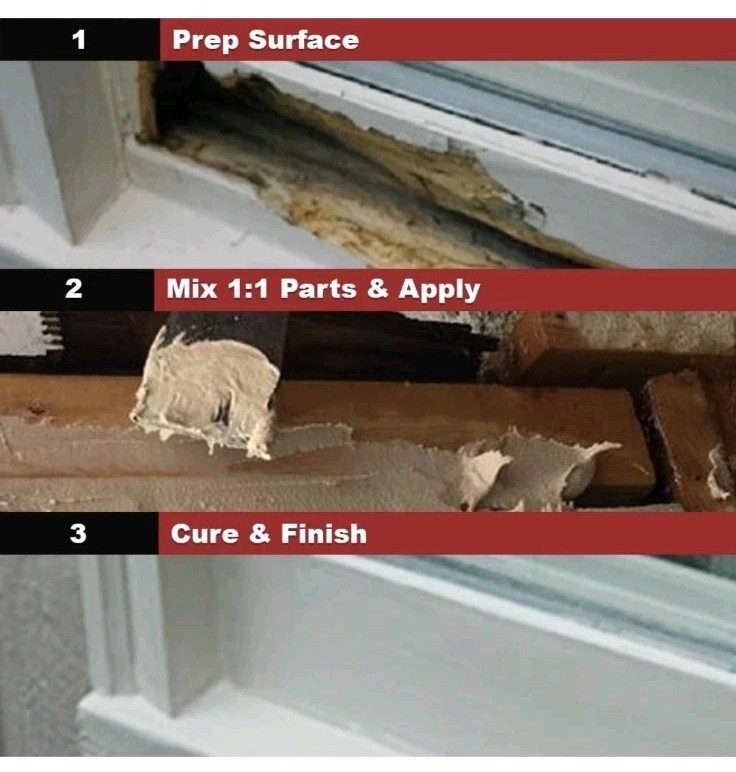 P.C. Woody Epoxy Paste - 12oz W/ Part A & B