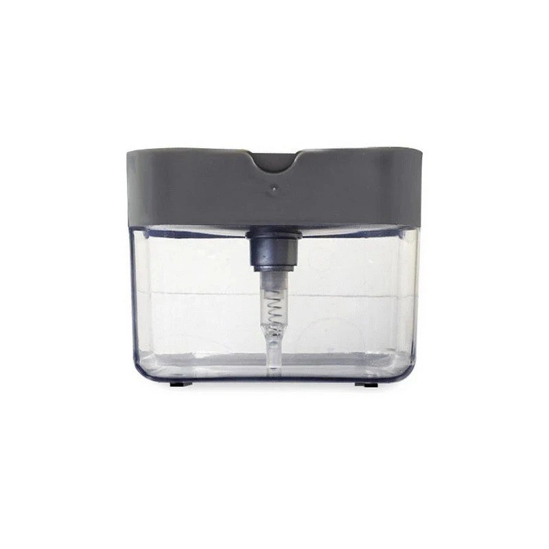 Kitchen Soap Dispenser with Sponge Press Pump Dishwashing Tool