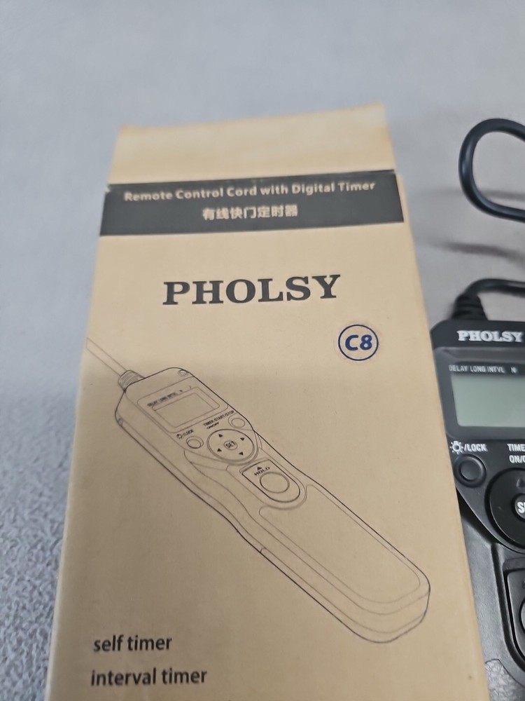 Pholsy Remote Control With Digital Timer (T2)