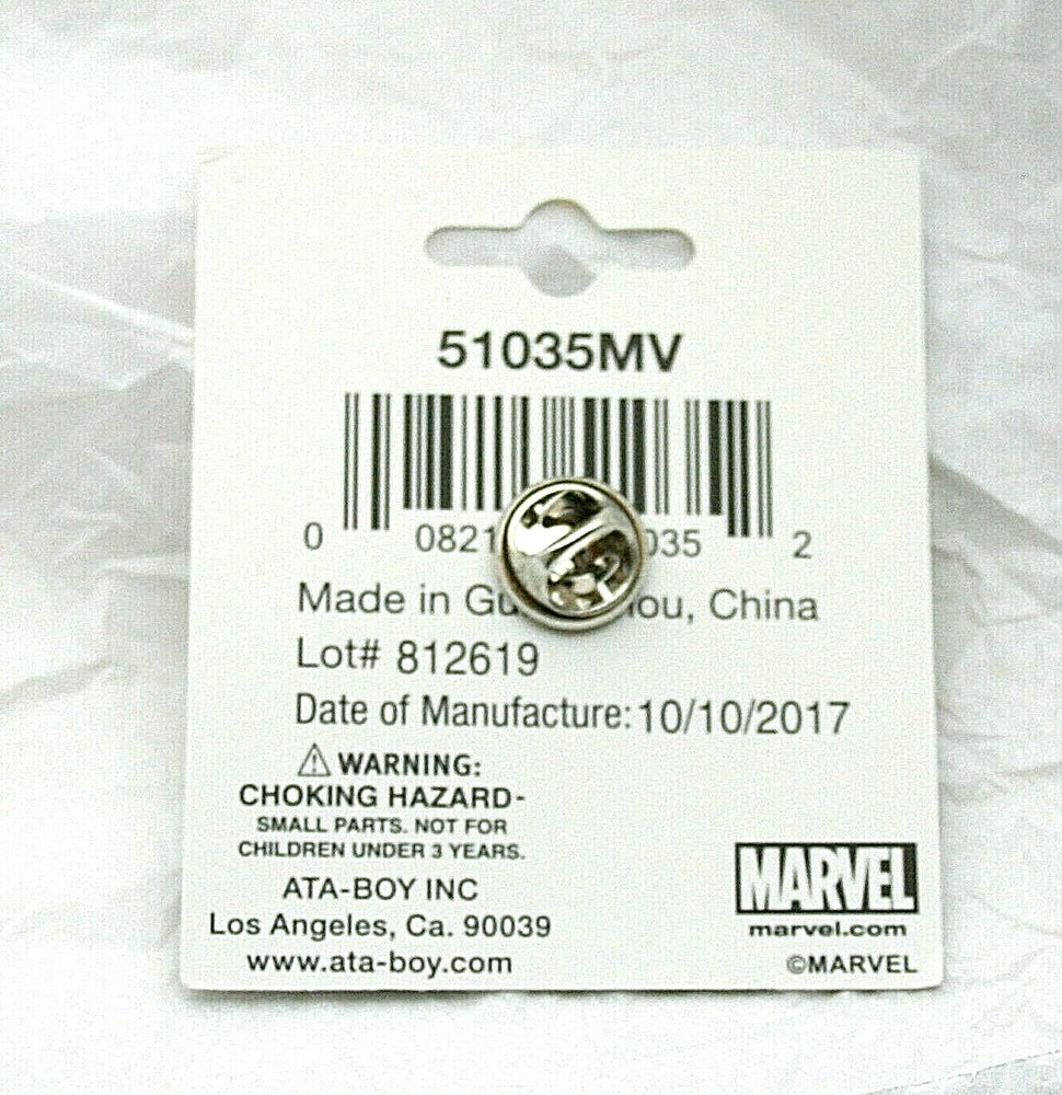 Marvel Comics Incredible Hulk Logo Enamel Pin New NOS MOC 2017 Lapel Hat