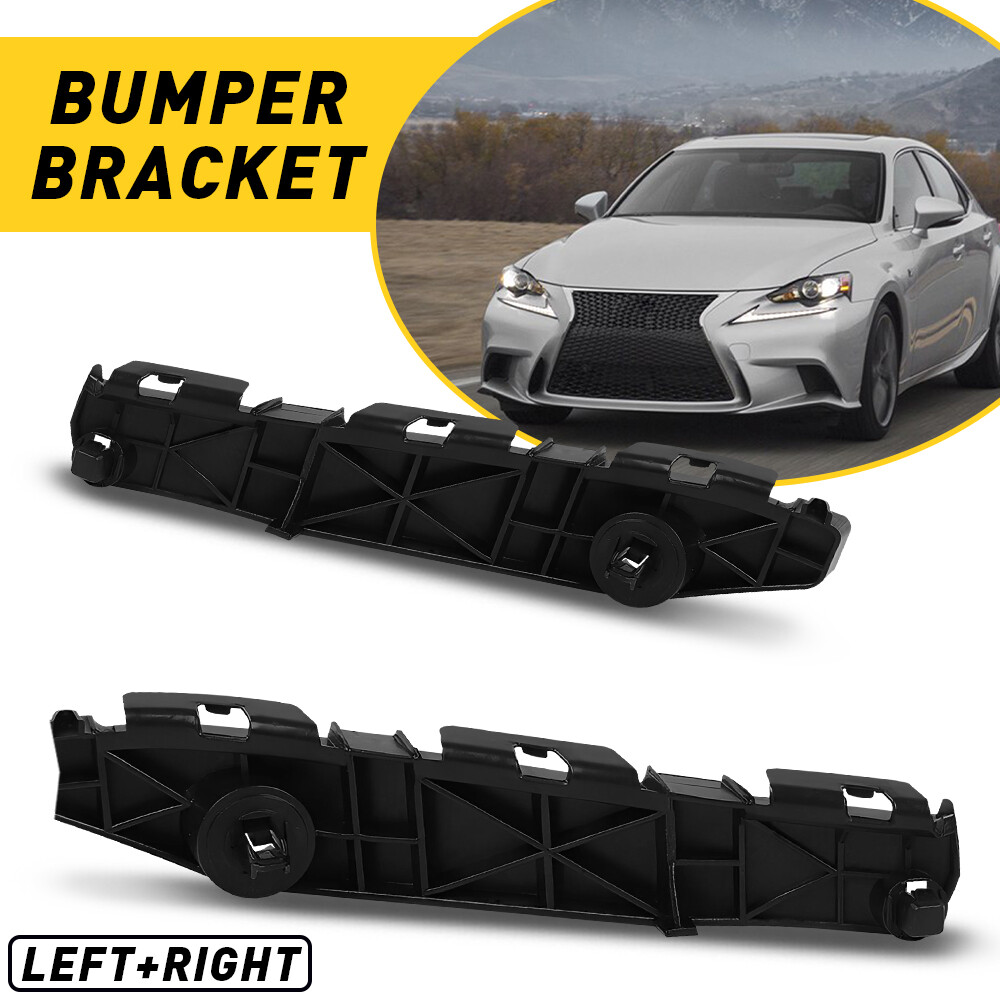 Left & Right Side Front Bumper Support Bracket For 2006-2015 Lexus IS250 / IS350