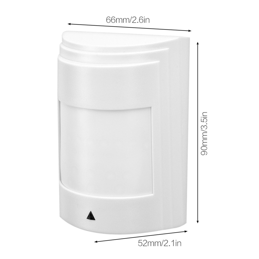Wired Passive Infrared Motion Sensor Dual PIR Detector Warning Alarm Security