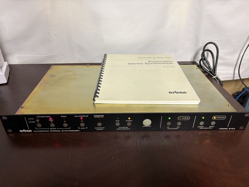 Vintage Orban 275A Automatic Stereo Synthesizer broadcast audio processor