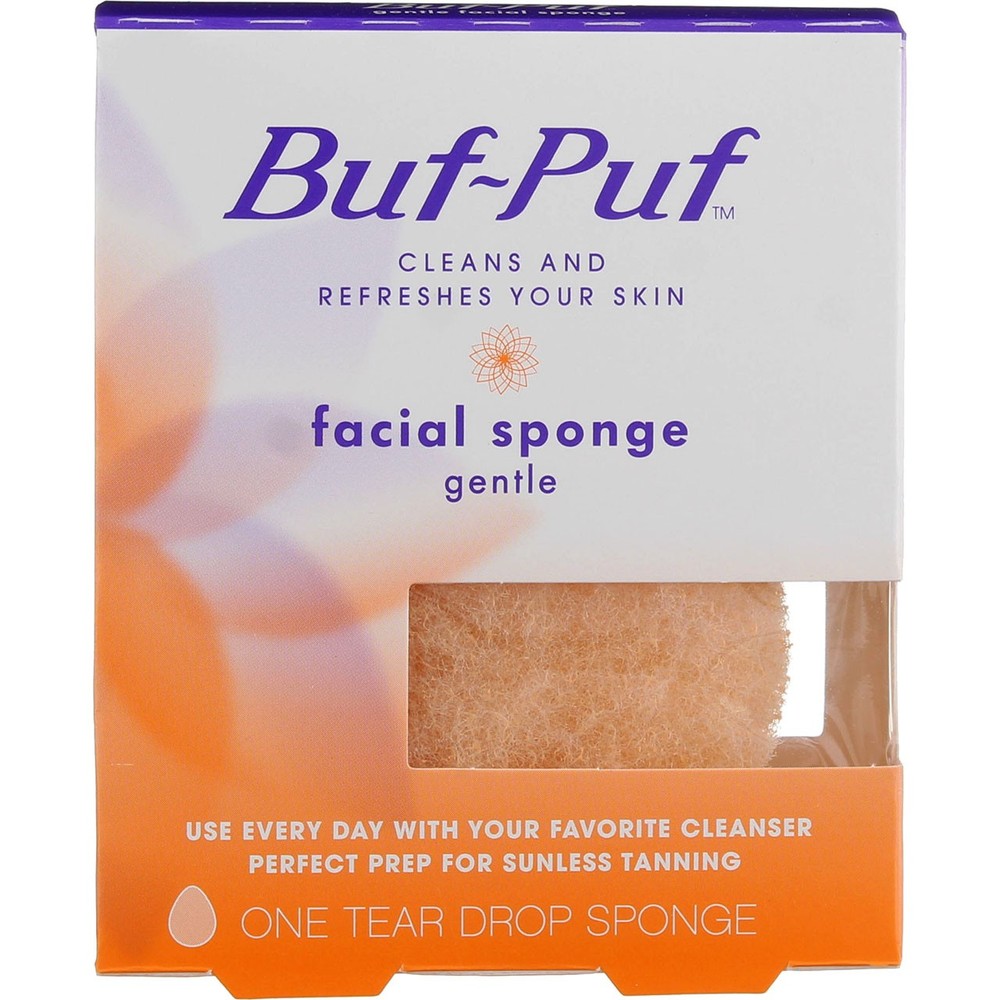 3 Pack Buf-Puf Facial Sponge, Gentle