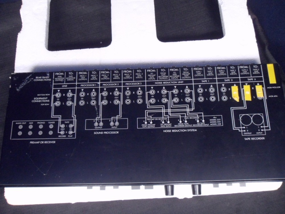 DBX 200X Tape Selector Switch / Program Route Selector - Japan