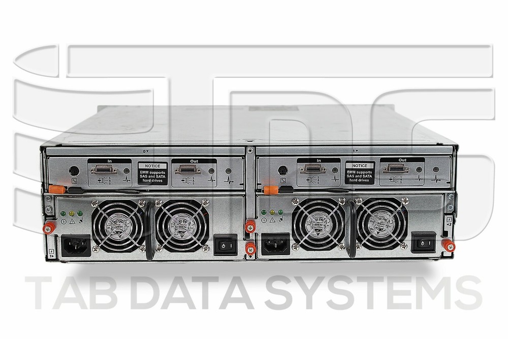 Dell PowerVault MD1000 AMP01 Disk Array w/ Controller Modules and PSUs No Drives