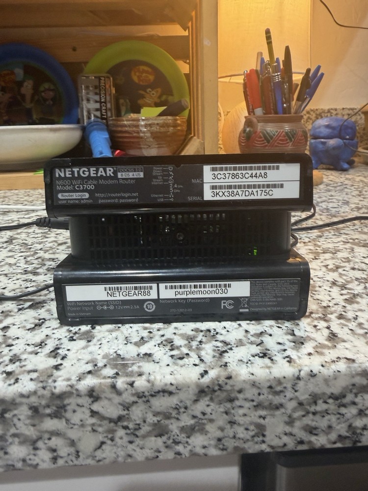Netgear C3700 WiFi Cable Modem Router