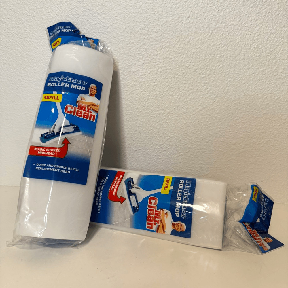 Mr Clean Magic Eraser Roller Mop Refill x2
