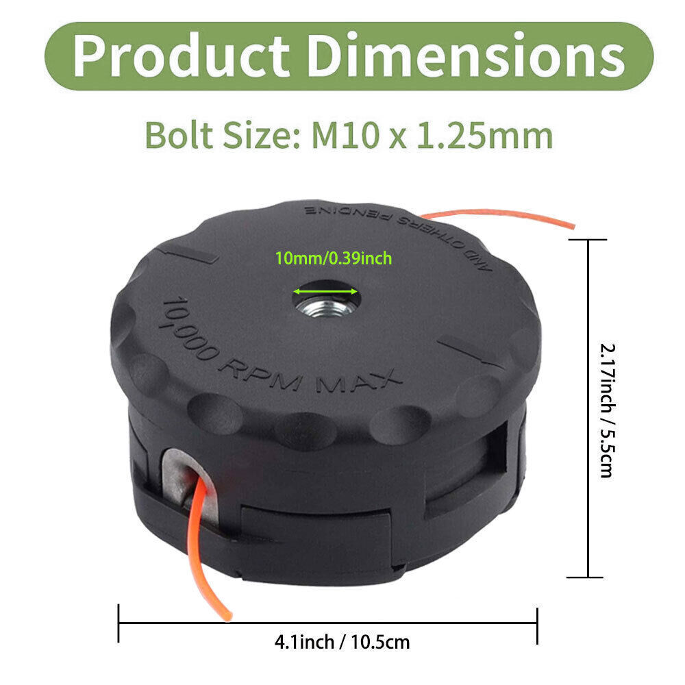 5 Pack String Trimmer Head For Speed Feed 400 For Echo SRM-225 SRM-230 SRM-210